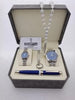 Couple Stainless Steel Set – Watch, Rosary, Pen &amp; Cufflinks